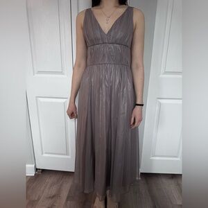 Vera Wang Gray Dress
